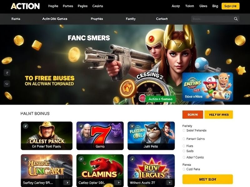 Welcome to actiongame.com, your ultimate destination for the best action game gambling experiences. Explore real money slots, live dealer tables, and high-stakes tournaments. Claim your bonus now!